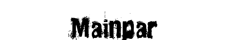 Mainpar font preview