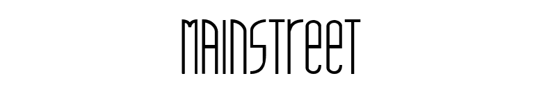mainstreet font preview