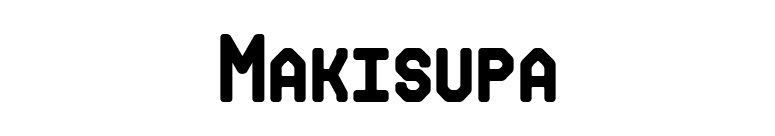 Makisupa font preview