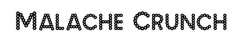 Malache Crunch font preview