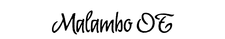 Malambo OT font preview