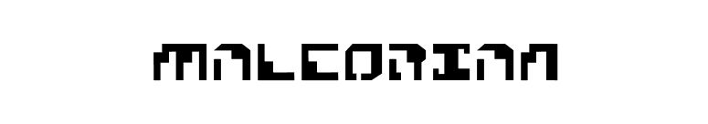 Malcorian font preview