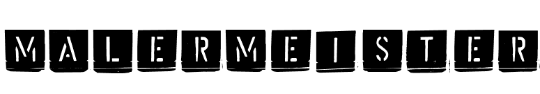 Malermeister font preview
