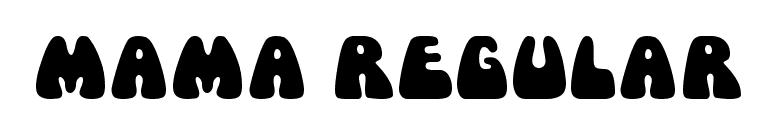 Mama Regular font preview