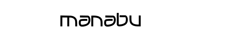 MANABU_ font preview