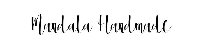 Mandala Handmade font preview