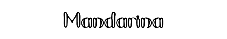 Mandarina font preview