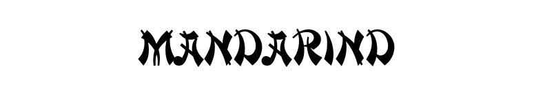MandarinD font preview
