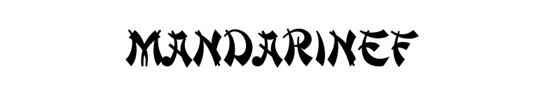 MandarinEF font preview
