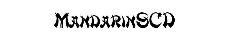 MandarinSCD font preview