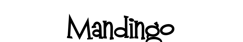 Mandingo font preview