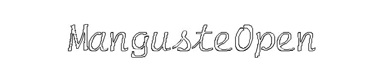 MangusteOpen font preview