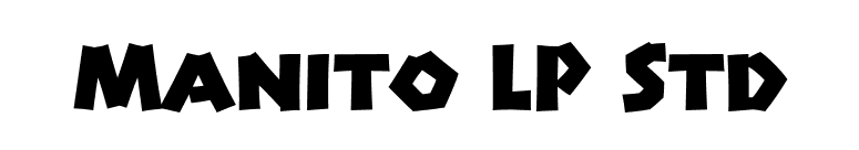Manito LP Std font preview