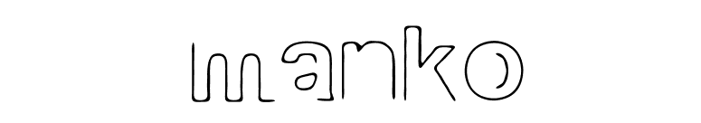 manko font preview