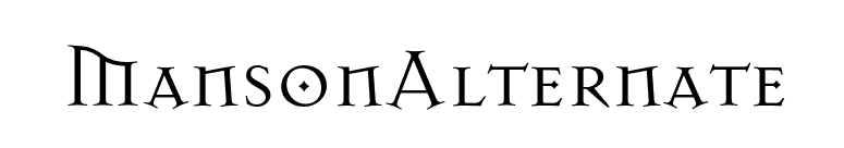 MansonAlternate font preview