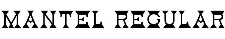 Mantel Regular font preview