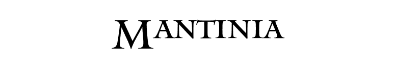 Mantinia font preview