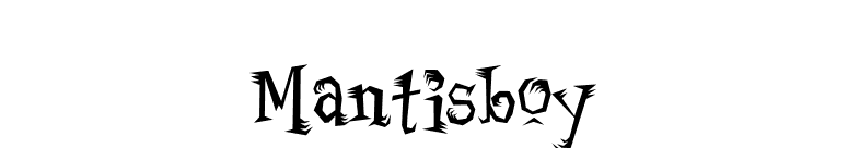 Mantisboy font preview