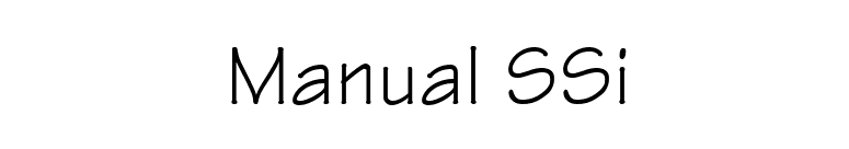 Manual SSi font preview