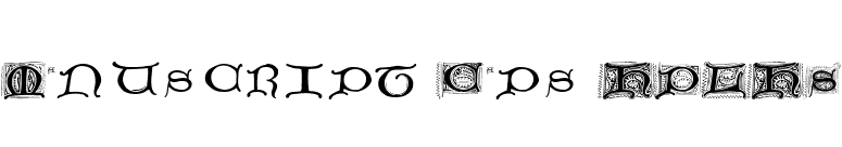 Manuscript Caps HPLHS font preview