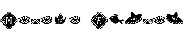 Maraca Extras font preview