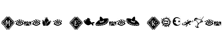 Maraca Extras Regular font preview