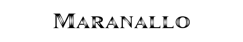 Maranallo font preview