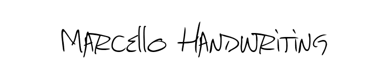 Marcello Handwriting font preview