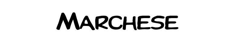 Marchese font preview