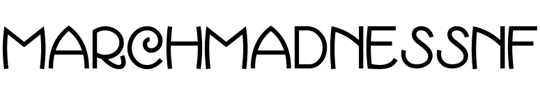 MarchMadnessNF font preview