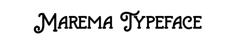 Marema Typeface font preview