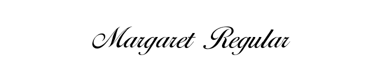 Margaret Regular font preview