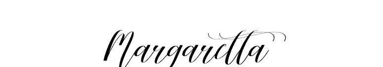 Margaretta font preview