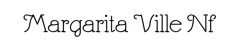 Margarita Ville Nf font preview
