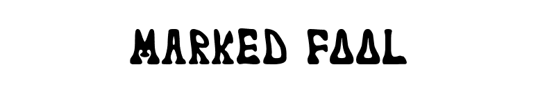 marked fool font preview