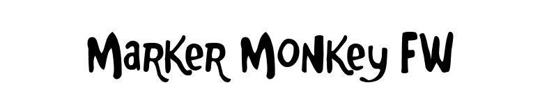 Marker Monkey FW font preview