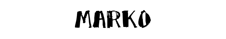 Marko font preview
