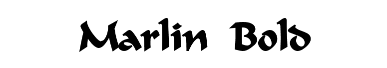 Marlin Bold font preview