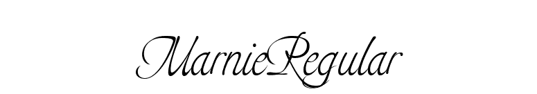MarnieRegular font preview