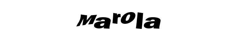 Marola font preview