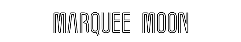 Marquee Moon font preview