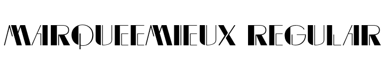 MarqueeMieux Regular font preview