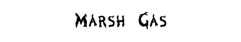 Marsh Gas font preview