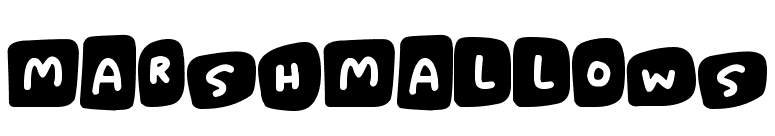 Marshmallows
 font preview