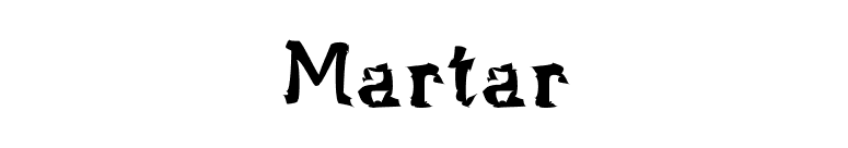 Martar font preview