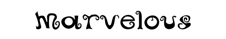 Marvelous font preview