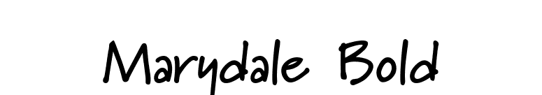 Marydale Bold font preview