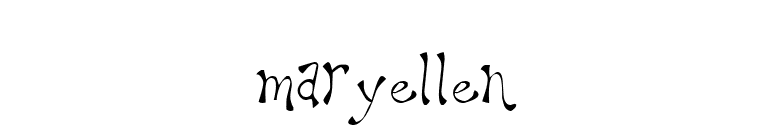 Maryellen font preview