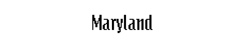 Maryland font preview