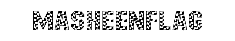 MasheenFlag font preview